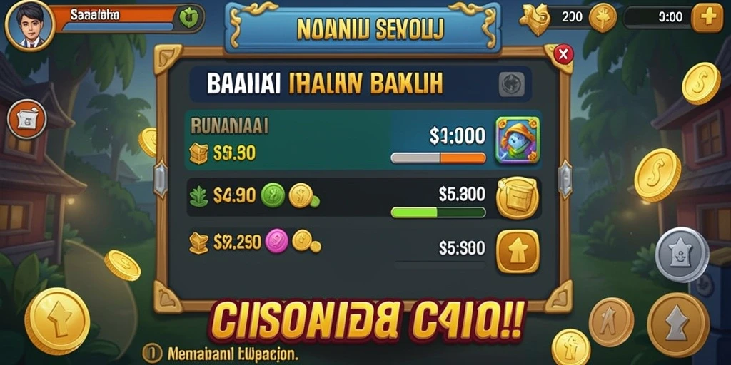Tampilan menu utama A7777 yang intuitif dan menarik.
