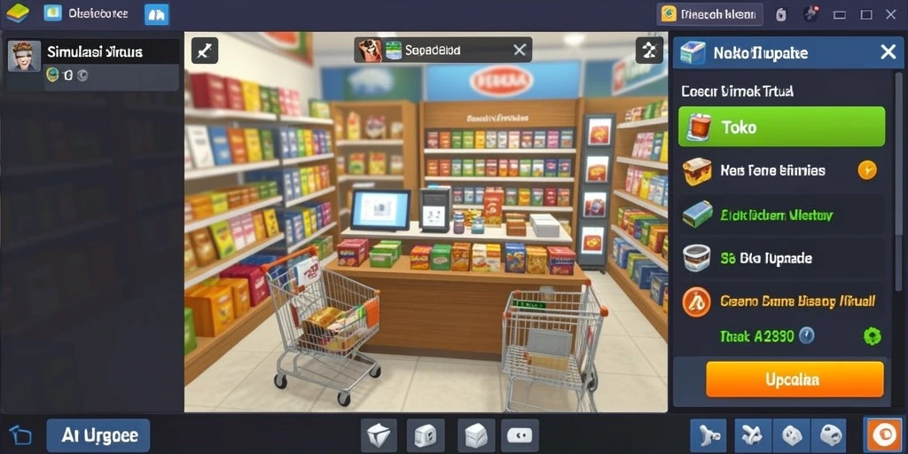 Tangkapan layar dari tampilan awal game FO8 yang menarik.