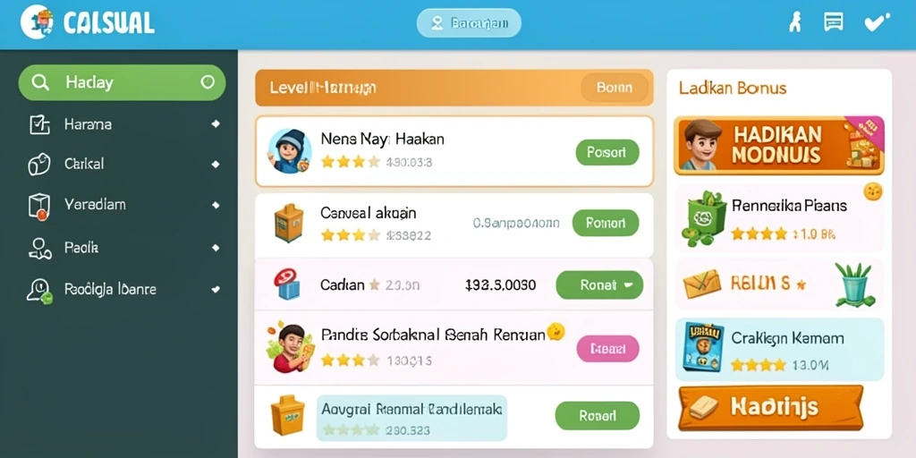 Tampilan awal permainan yang mengesankan.