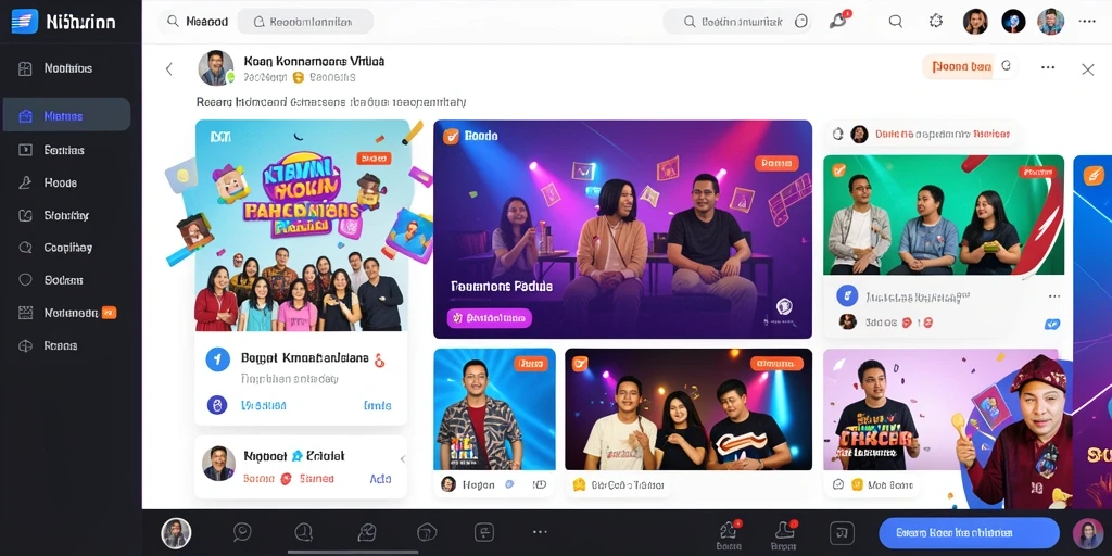 Tampilan awal game dengan desain yang menarik.